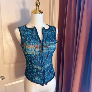 SOLD Vintage Beaded Top